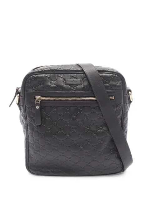 Gucci Pre-Owned 2000s Guccissima cross body bag Brown 1099943