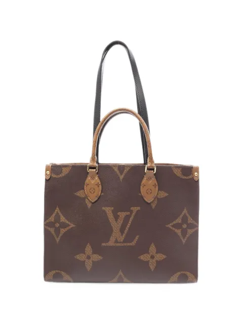 Louis Vuitton Pre-Owned 2020 Monogram Giant On-the-go tote bag Brown 1100899FN4280