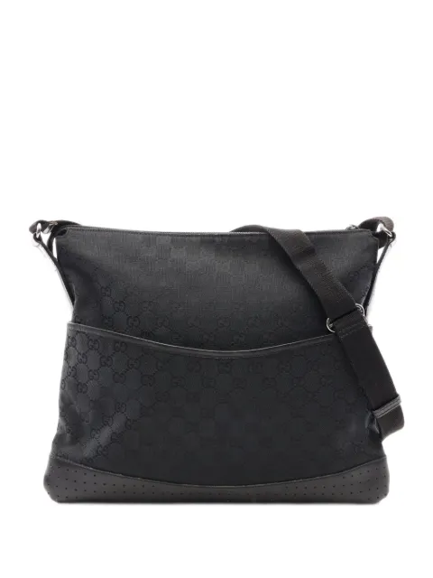 Gucci Pre-Owned 2000s GG canvas shoulder bag Black 1099933