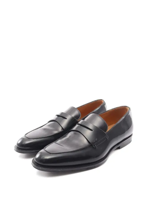 Christian Dior Pre-Owned 2010s Oblique penny loafers Black 1098720