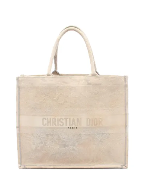 Christian Dior Pre-Owned 2010s Book Tote bag Neutrals 1100725