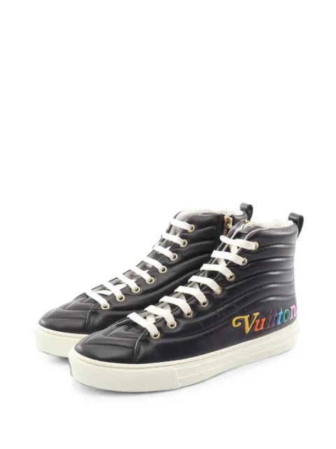 Louis Vuitton Pre-Owned 2019 Stellar Line high-top sneakers Black 1097805CL0149