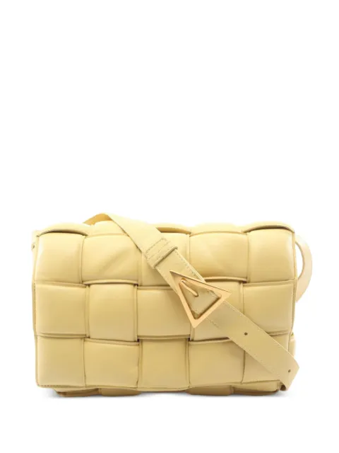 Bottega Veneta Pre-Owned 2000s Padded Cassette shoulder bag Yellow 1099685