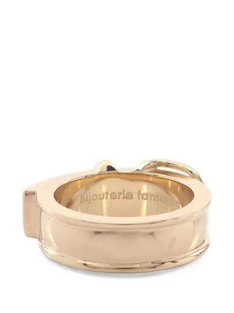 Hermès Pre-Owned buckle-detail scarf ring Gold 1098215