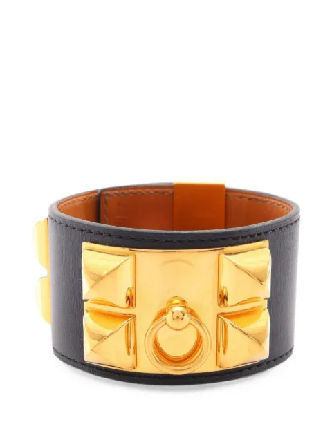 Hermès Pre-Owned 2013 Collier de Chien bracelet Black 1092364QINSQUARE