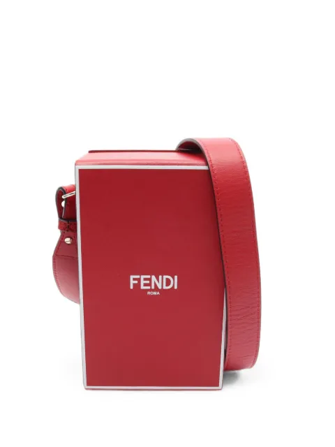Fendi Pre-Owned 2010s box shoulder bag Red 1100928