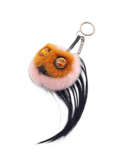 Fendi Pre-Owned 2010s Bag Bugs monster bag charm Orange 1075559