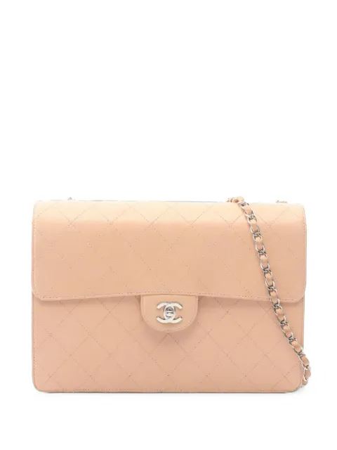 CHANEL Pre-Owned 1997-1999 Decamatlassé Classic Flap shoulder bag Neutrals 11003895387552