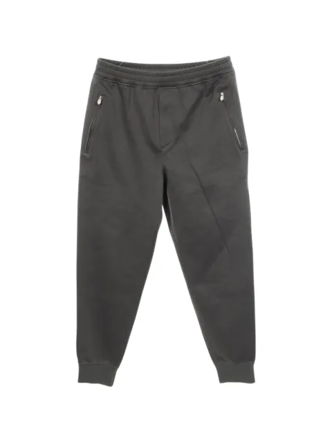 Hermès Pre-Owned 2010s elasticated-waistband track pants Grey 1095958
