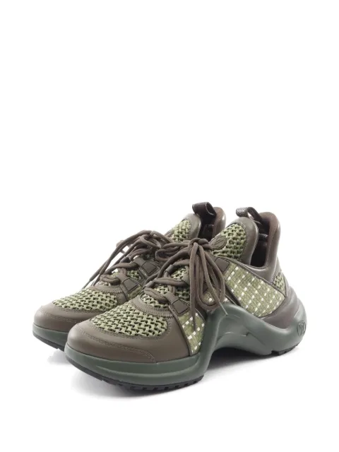 Louis Vuitton Pre-Owned 2023 LV Archlight 2.0 round-toe low-top sneakers Green 1097804CL0233