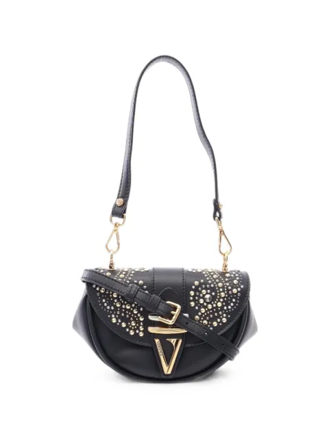 Versace Pre-Owned 2010s small Virtus studded shoulder bag Black 1099665