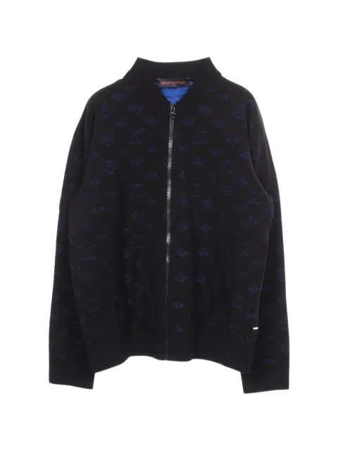 Louis Vuitton Pre-Owned 2020s monogram-pattern jacket Black 1099576