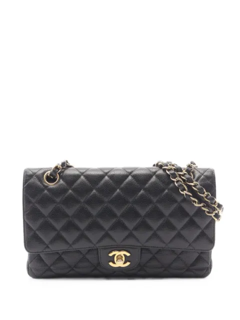 CHANEL Pre-Owned 2014 matelassé leather shoulder bag Black 109980019838410