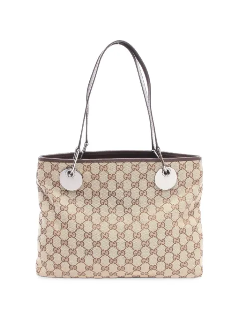 Gucci Pre-Owned 2000s GG canvas tote bag Neutrals 1099962