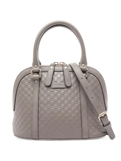 Gucci Pre-Owned 2010 Micro GG Guccissima handbag Grey 1100422