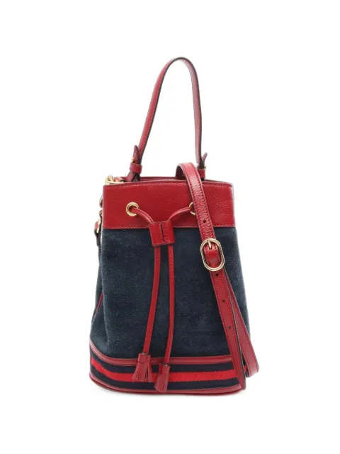 Gucci Pre-Owned 2010s Ophidia bucket bag Blue 1100922