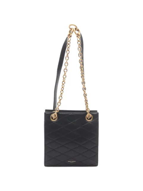 Saint Laurent Pre-Owned 2000s Le Maill leather shoulder bag Black 1099253