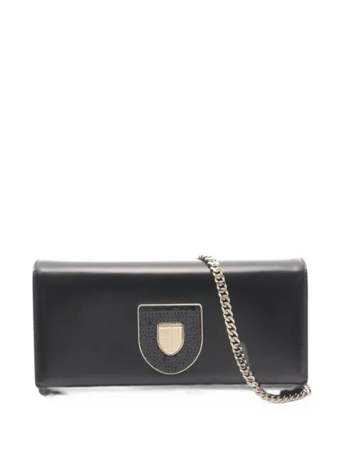 Christian Dior Pre-Owned 2010s Diorama leather wallet Black 1099287