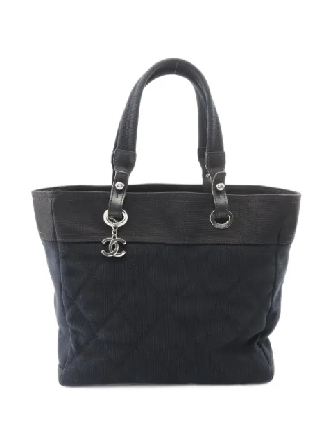 CHANEL Pre-Owned 2009-2010 MM Paris Biarritz tote bag Black 109999113358528