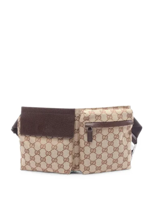 Gucci Pre-Owned 2000s GG-patterned belt bag Neutrals 1099963