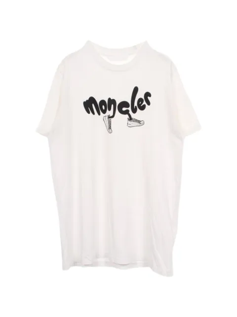Moncler 2000s logo-print T-shirt White 1099186