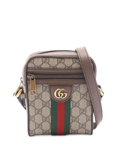 Gucci Pre-Owned 2010s Ophidia GG Supreme mini bag Neutrals 1099767