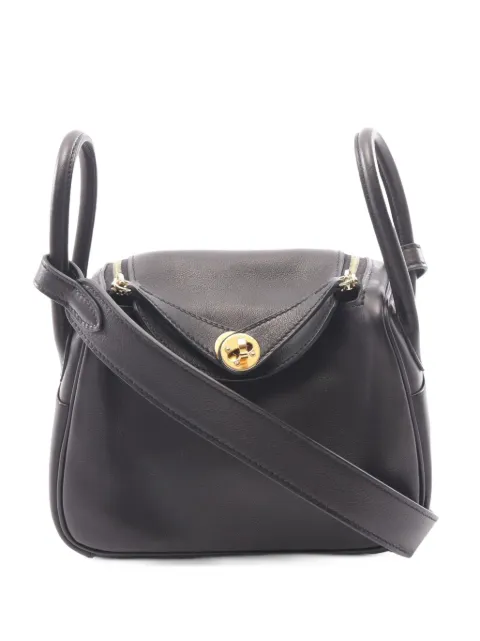 Hermès Pre-Owned 2025 mini Lindy shoulder bag Black 1100578K