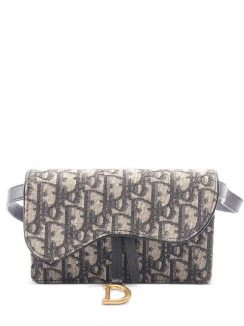 Christian Dior Pre-Owned 2000s Saddle Oblique belt bag Neutrals 1099759