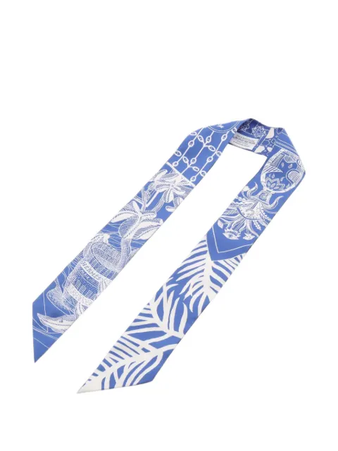 Hermès Pre-Owned 2010s La Danse des Amazones scarf Blue 1098247