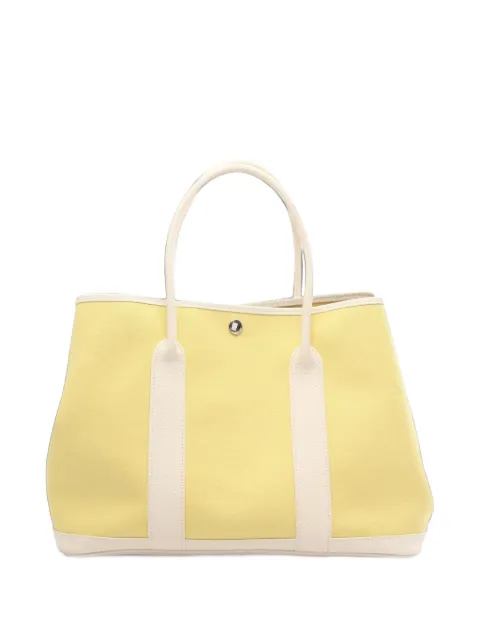 Hermès Pre-Owned 2014 PM Garden Party tote bag Yellow 1099731RINSQUARE