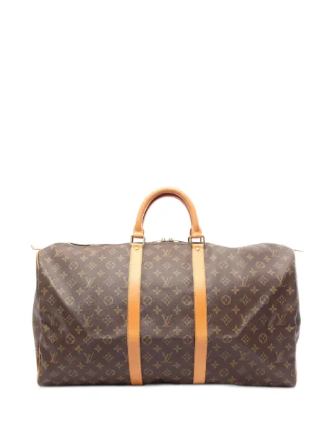 Louis Vuitton Pre-Owned 2001 Monogram Keepall 55 luggage Brown 1099417FL0051