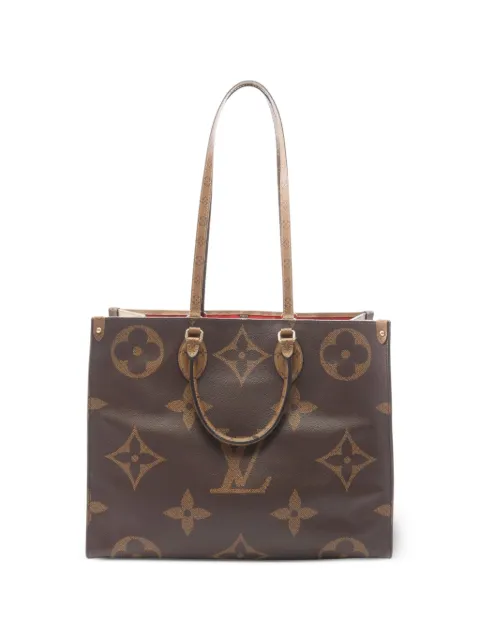 Louis Vuitton Pre-Owned 2019 GM OnTheGo Monogram Giant tote bag Brown 1100345FL4169