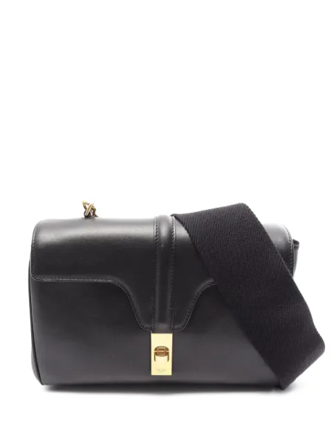 Celine Pre-Owned 2010s 16 Teen Soft shoulder bag Black 1100681