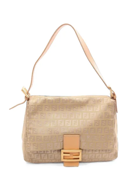 Fendi Pre-Owned 2010s Zucchino Mamma Baguette shoulder bag Neutrals 1100727