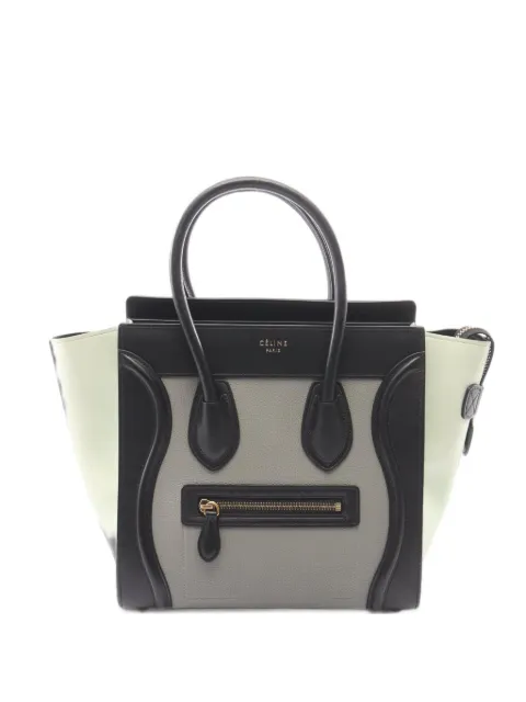 Celine Pre-Owned 2010s micro Luggage tote bag Grey 1101223