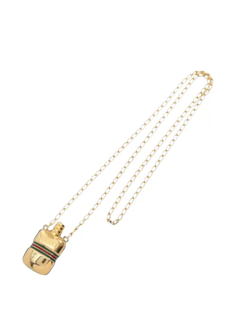 Gucci Pre-Owned 2010s perfume bottle pendant necklace Gold 1097347