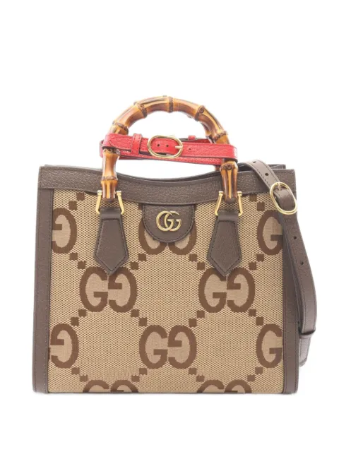 Gucci Pre-Owned 2010s Jumbo GG Diana tote bag Neutrals 1099649