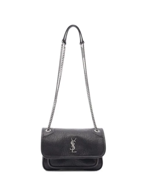 Saint Laurent Pre-Owned 2000s Niki chain shoulder bag Black 1099320