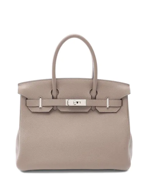 Hermès Pre-Owned 2018 30 Birkin tote bag Neutrals 1101248C