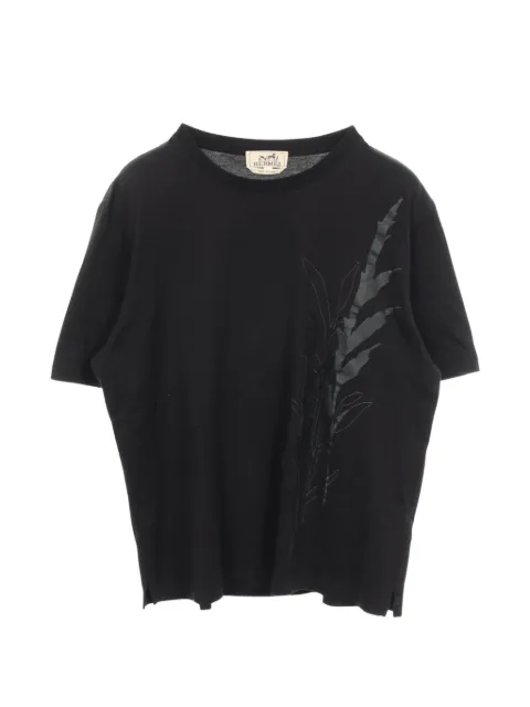 Hermès Pre-Owned 2010s graphic-print T-shirt Black 1095924