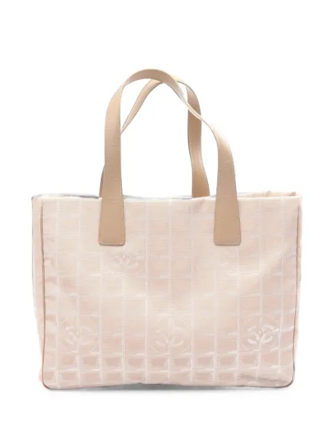 CHANEL Pre-Owned 2002-2003 MM New Travel Line tote bag Neutrals 10997197253424