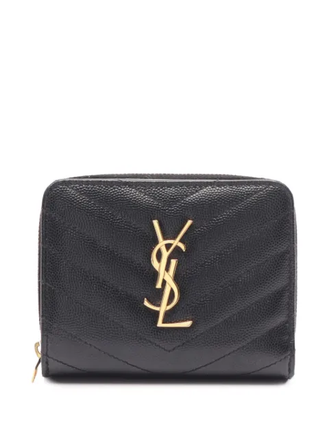 Saint Laurent Pre-Owned 2010s logo-detail wallet Black 1099621