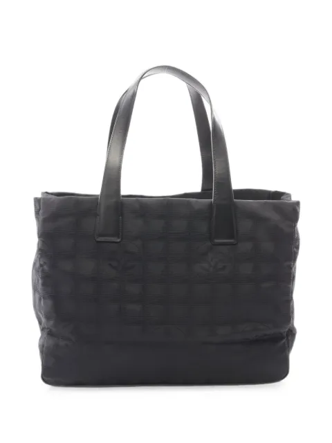 CHANEL Pre-Owned 2003-2004 MM New Travel Line tote bag Black 11000568233539