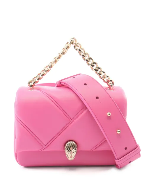 Bvlgari Pre-Owned 2010s Serpenti Cabochon mini bag Pink 1101219
