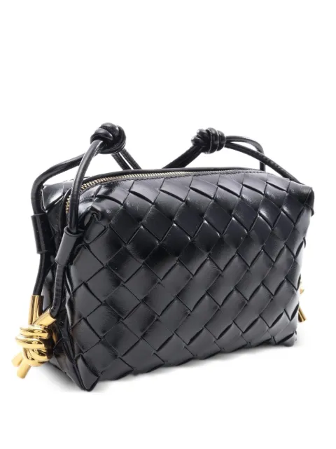 Bottega Veneta Pre-Owned 2020s mini Intrecciato Loop cross body bag Black 1101246