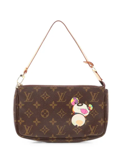 Louis Vuitton Pre-Owned x Takashi Murakami 2004 Pochette Accessoires Panda shoulder bag Brown 1100329VI0094