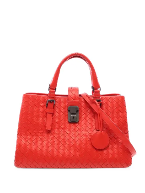 Bottega Veneta Pre-Owned 2000s Intrecciato Rome tote bag Red 1099323