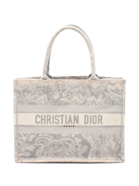 Christian Dior Pre-Owned 2000s Book Tote canvas tote bag Grey 1099934