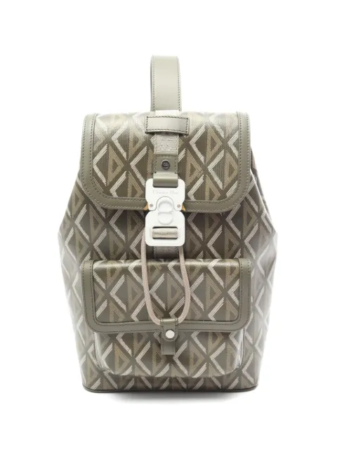Christian Dior Pre-Owned 2010s Hit The Road CD Diamond sling bag Green 1101332