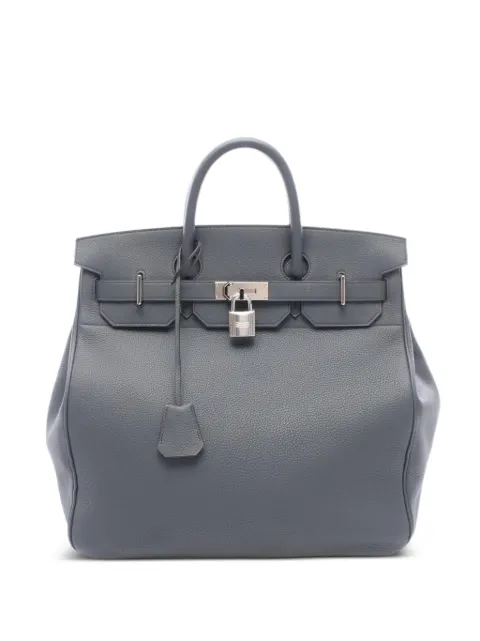 Hermès Pre-Owned 2024 40 Birkin Togo-leather tote bag Grey 1101230W